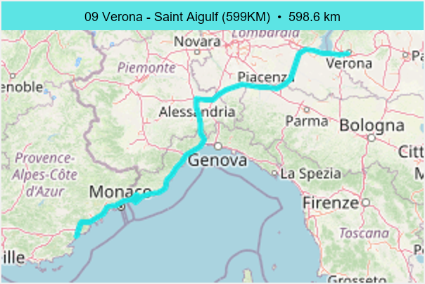 09 Verona - Saint Aigulf (599KM) preview