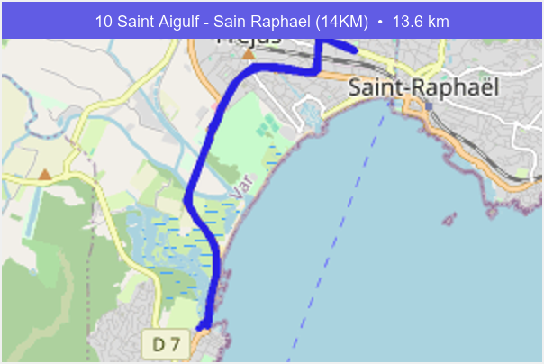 10 Saint Aigulf - Sain Raphael (14KM) preview