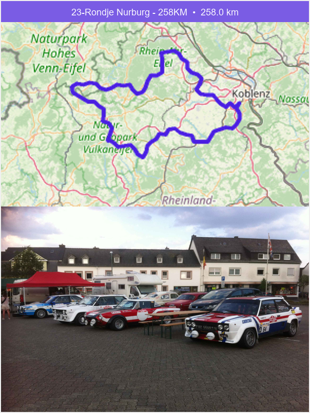 23-Rondje Nurburg - 258KM preview