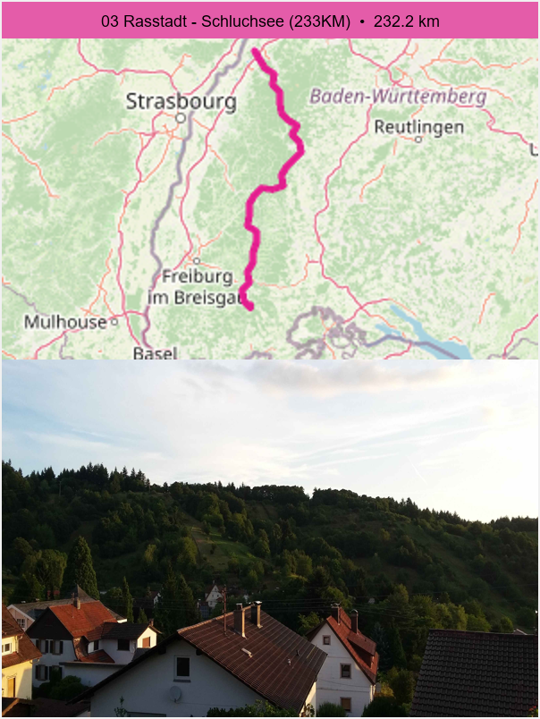 03 Rasstadt - Schluchsee (233KM) preview